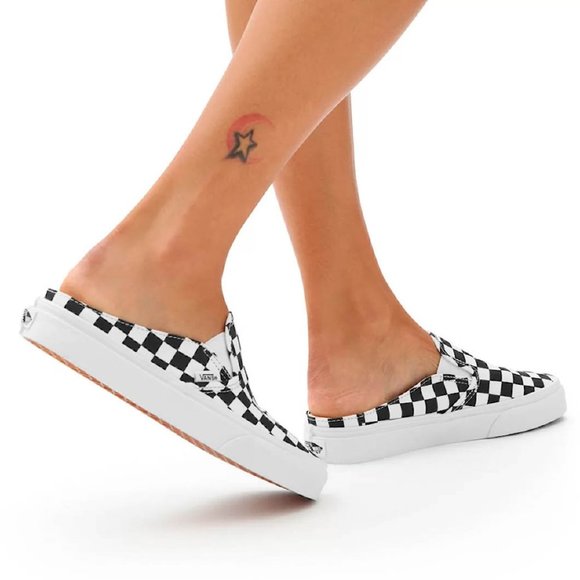 Vans Shoes - Vans Mule Slides Sandals Checkers